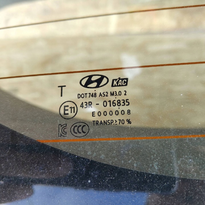 фото №7, Крышка багажника зад hyundai ioniq 4 камера w цвет