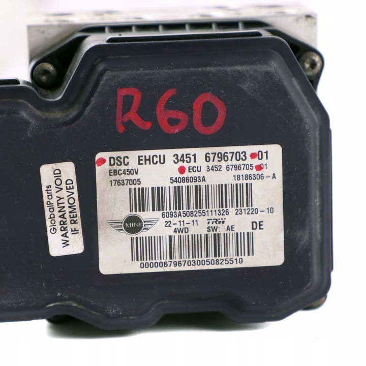 фото №10, Mini r60 all4 насос гальмівна abs 9811615 9811619