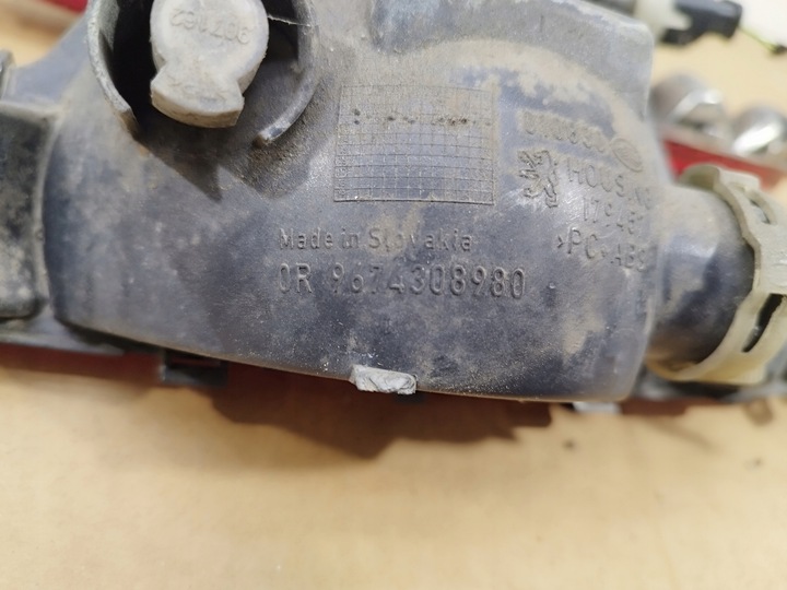 фото №7, Лампа протитуманна бампер зад задній peugeot 208 i 2012-2018 9674308980