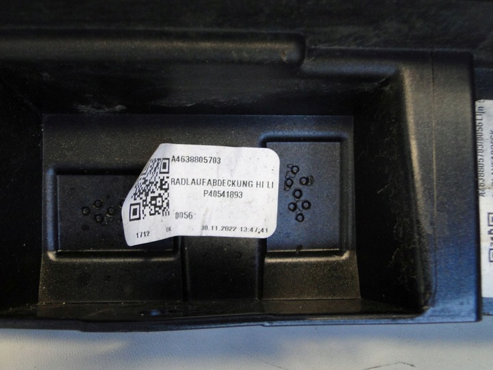 фото №7, Mercedes g клас 463 w463 планка розширення крила задні ліві 63 amg