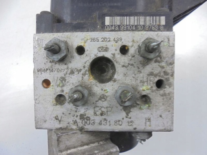 фото №5, Mercedes s w220 блок керування abs 0034318012 0265202439