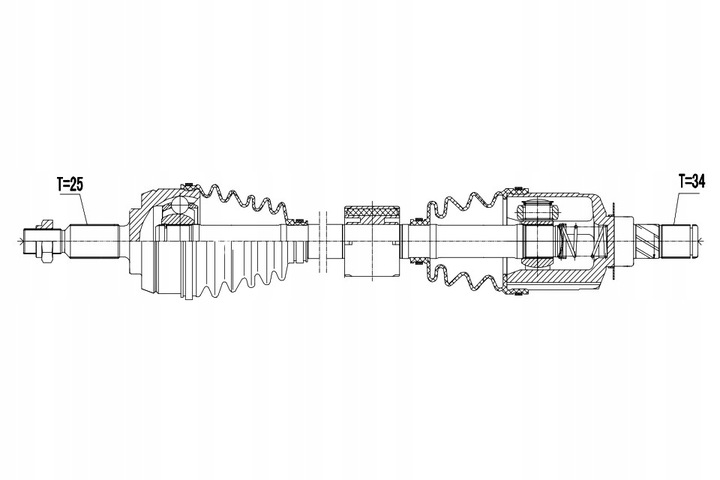 фото №1, Полуось приводная renault captur 1.2tce 13- /левая/