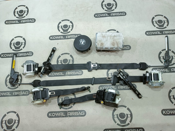 фото №6, Alfa romeo stelvio панель консоль подушка безопасности ремни демонтаж org