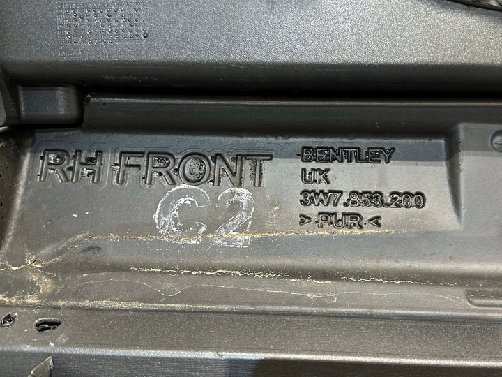 фото №9, Bentley continental gt gtc поріг накладка планка порогова rh 3w8853852n