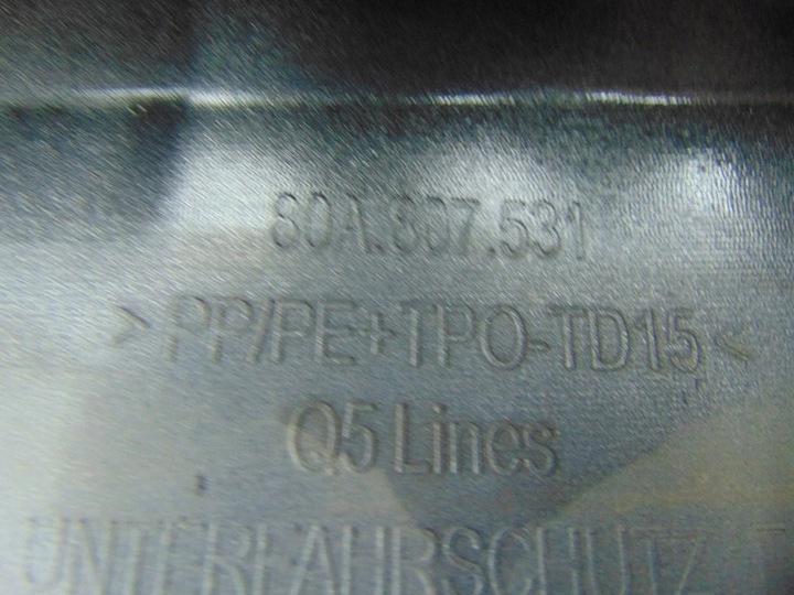 фото №7, Audi q5 80a- накладка, спойлер бампера перед