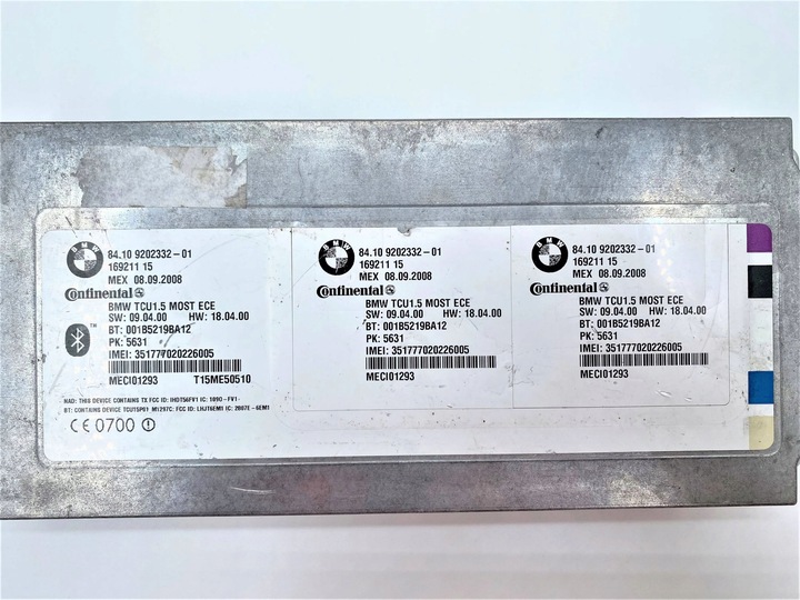 фото №8, Bmw 7 f01 f02 f03 f04 2011 модуль / блок керування блютуз 9202332