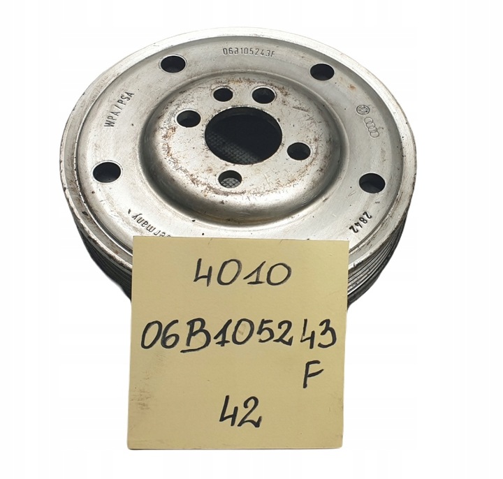 фото №1, Audi колесо ременное вала 2.0alt 1.8t 06b105243f