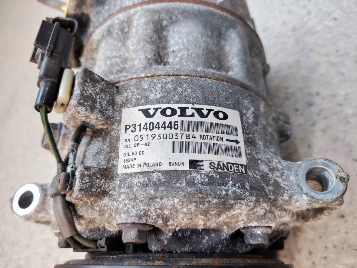 фото №5, Компрессор компрессор кондиционера ac volvo v60 i s60 ii 2.0 d 31404446