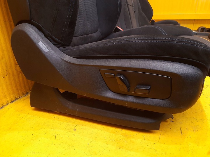 фото №12, Bmw g31 универсал сиденье диван обшивки туннель подогрев замша синяя nić м-пакет