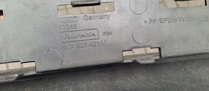 фото №8, Audi a1 рестайлінг s line дифузор спойлер накладка бампера зад 8xa807421m