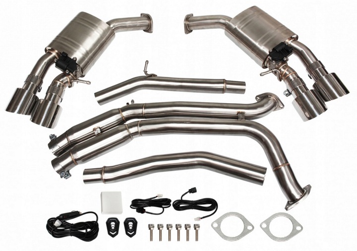 фото №8, Активний вихлопна система catback audi s4 b9 3.0t