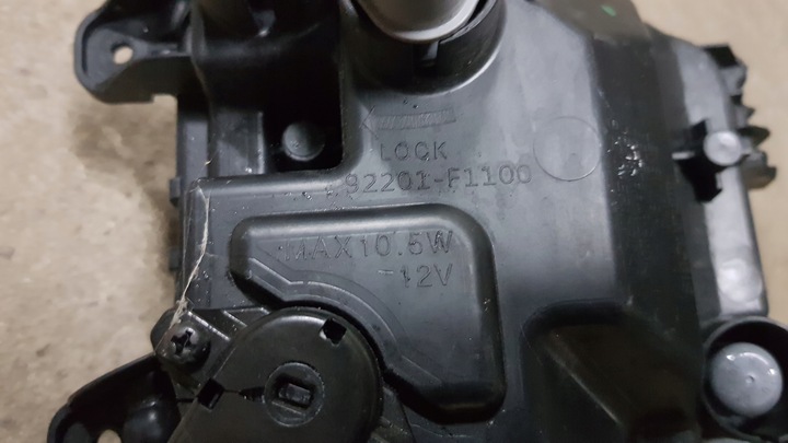 фото №10, Kia sportage 4 iv gt line лампа галоген левая 92201-f1100 оригинал