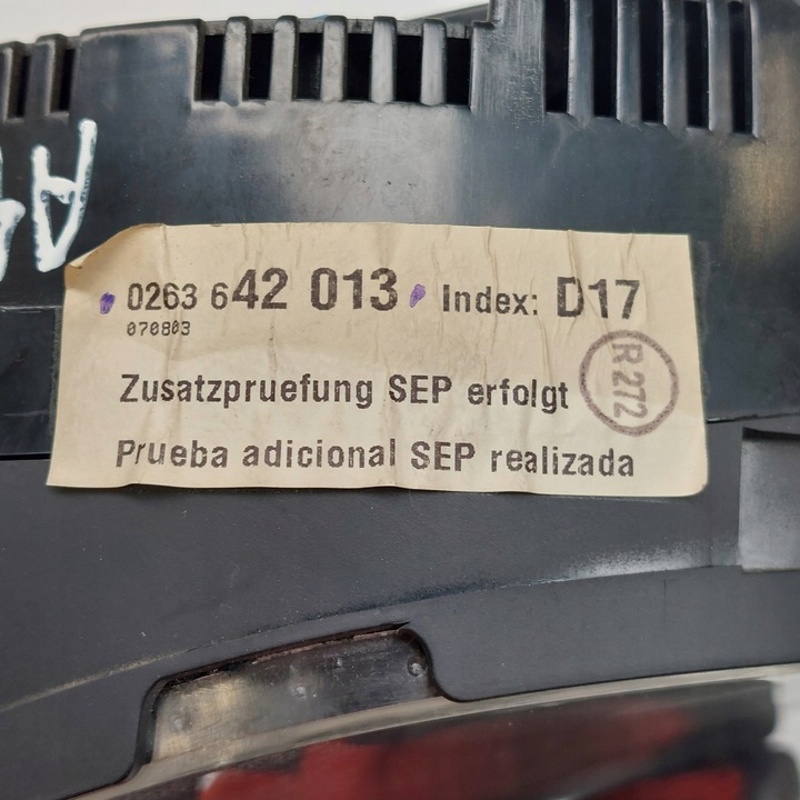 фото №14, Audi a4 b6 спидометр приборы 8h0920950d 0263642013