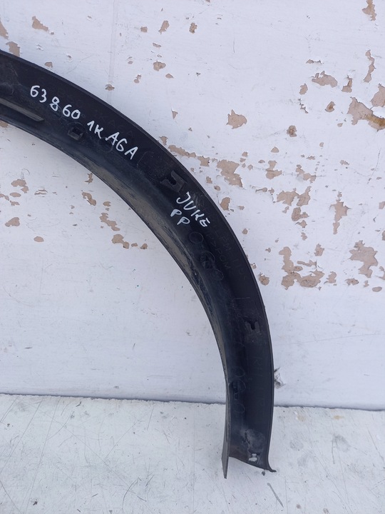 фото №8, Накладка крыльев правые перед nissan juke 63860-1ka6a