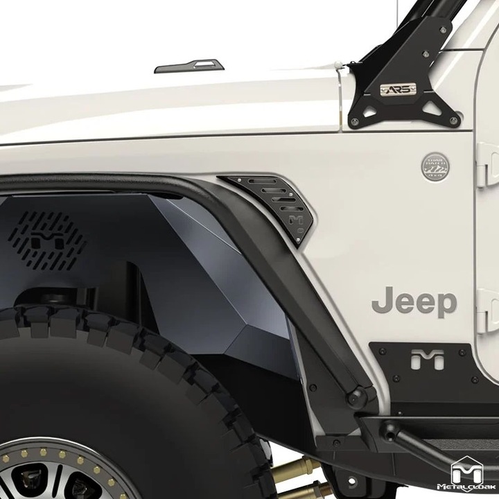 фото №9, Впуск передніх колісна арка jeep wrangler jl jlu gladiator jt metalcloak