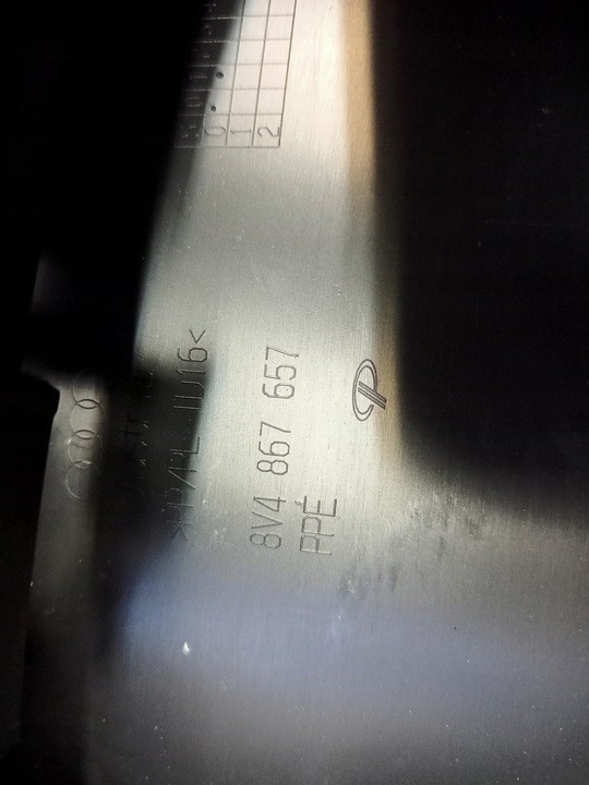 фото №11, A3 8v h/b 5-дверь sportback защита обивка крышки багажника 8v4867973b