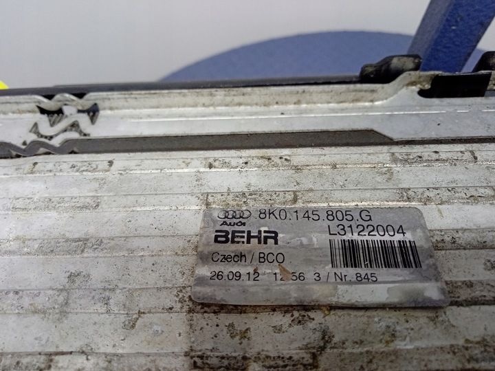 фото №5, Audi a4 b8 2.0 tfsi комплект радіатор води кондиціонера інтеркулер