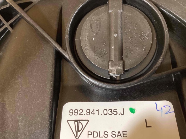 фото №8, Porsche 911 992 фара ліва повний led pdls sae 992941035j 992941572bh