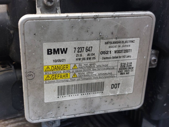 фото №11, Фара ліві перед праве перед bmw f10 f11 7203253 7203254 bixenon поворотний