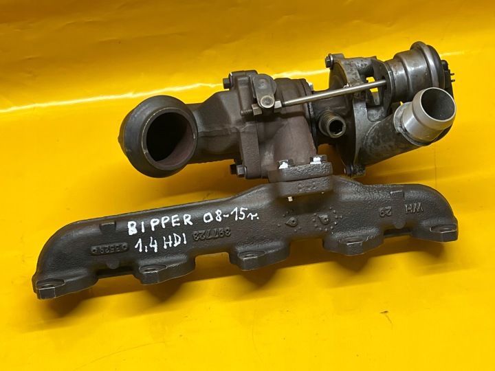 фото №14, Turbosprężarka коллектор wydechow peugeot bipper 1,4 hdi 07-17r 9661557480 .