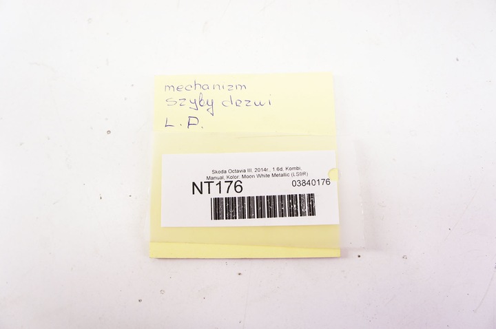 фото №6, Nt176 skoda octavia iii механизм стёкла левый перед