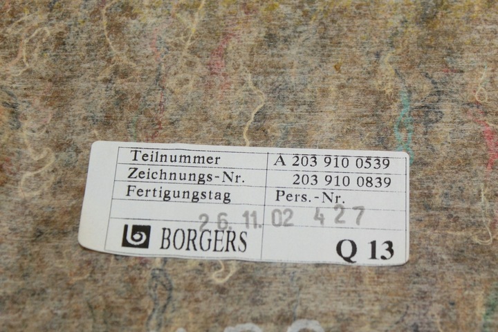 фото №6, Спина захист бардачок спинка сидіння праві перед mercedes w209 a2039100539