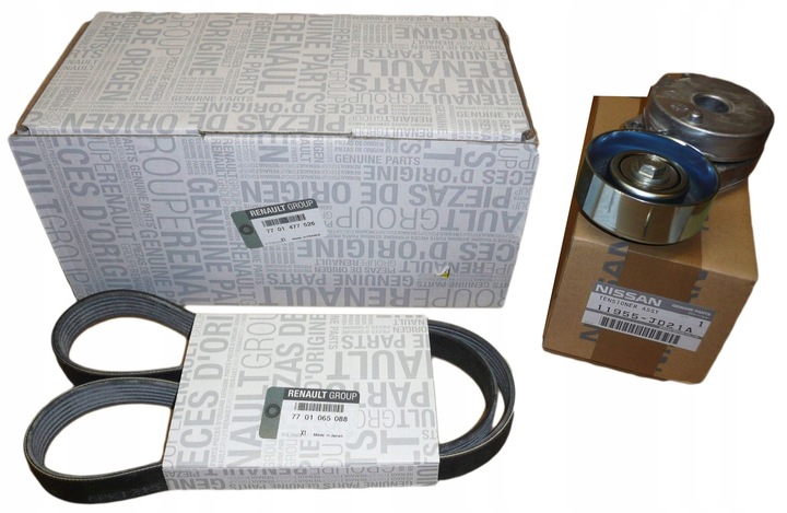 фото №1, Набір ремінь клиновий renault 2.0 16v 7701477526