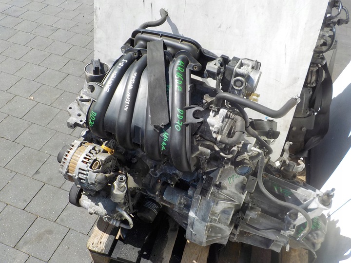 фото №10, Nissan qashqai j10 08r 1.6 16v 114km двигун hr16de комплектний euro4