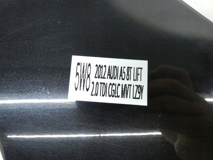 фото №9, Крыло правые перед переднее audi a5 8t рестайлинг купе 3d sportback 5d lz9y