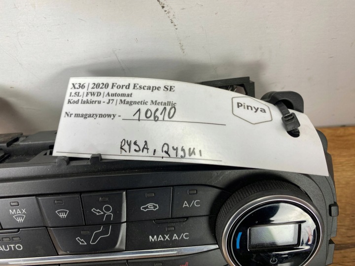 фото №12, Панель кнопки кондиционера обогрева ford втулка стабилизатора iv kuga mk3 2020+