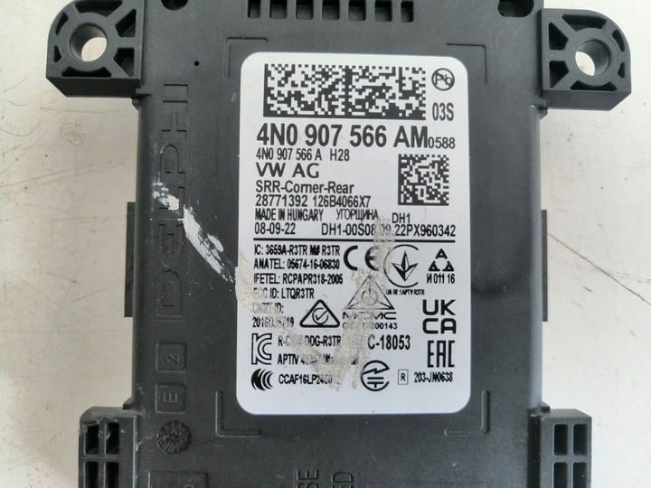 фото №8, Радар ассистент ремня движения audi a8 4n0907566am