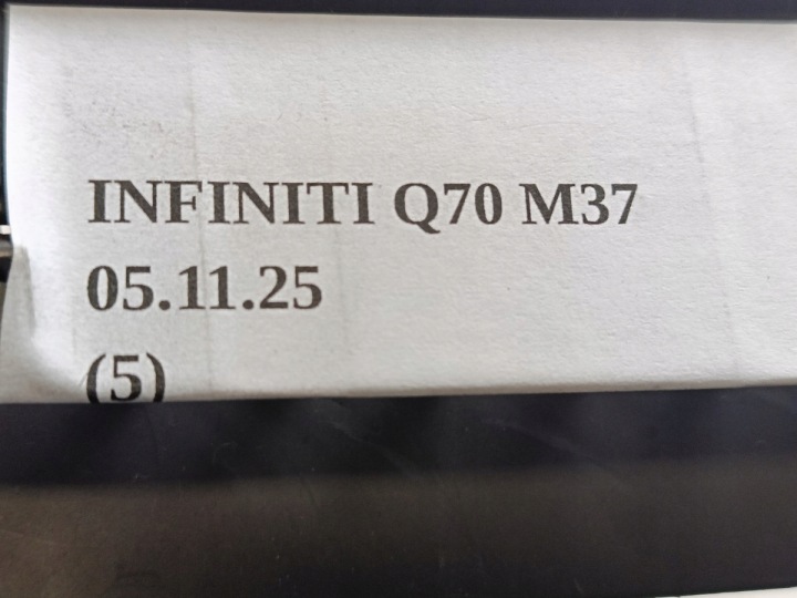 фото №6, Решітка панелі жабо  ліва infiniti q70 m30d m35 m37 m56 687431ma0a