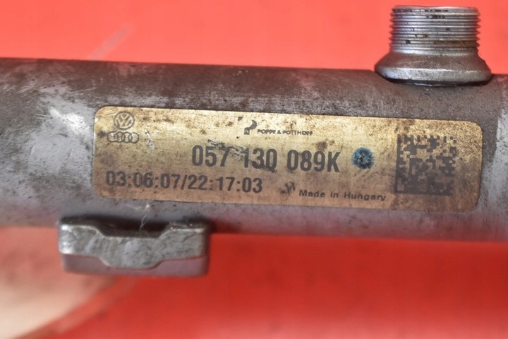 фото №12, Планка впрыскивающий левая btr 057130089k audi q7 4l 4.2 tdi 326 km 05-09