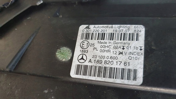 фото №11, Лампа перед ліва mercedes b-klasa w245 a1698201761 05-