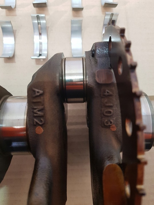 фото №8, Wał коленчатый вкладыши atm2 mitsubishi space star ii 1.0b 3a90