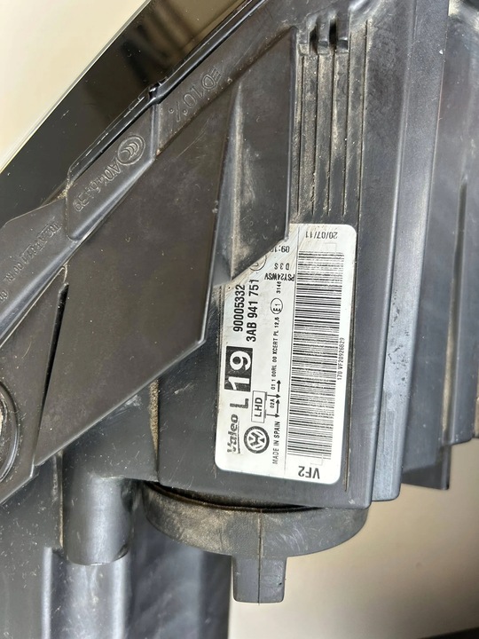 фото №7, Vw passat b7 лампа права ліва перед 3ab941752 3ab941751 оригінал