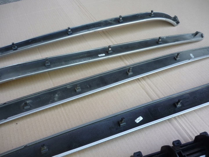 фото №9, Декори планки audi a4 b6 b7 сріблястий комплект eu