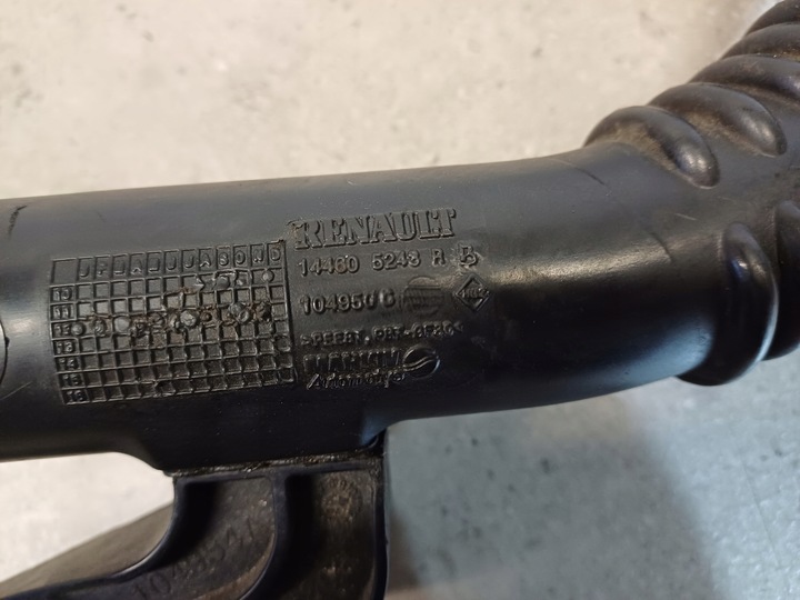 фото №6, Труба інтеркулер повітря dacia доккер 1.2 tce nr. 144605248r