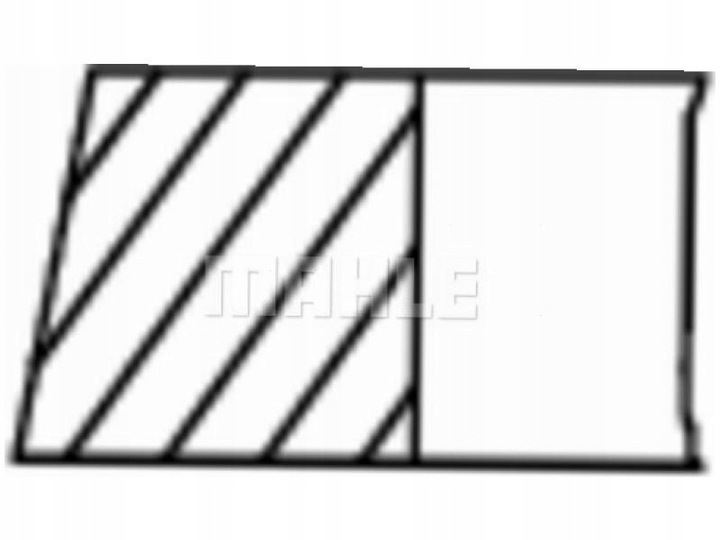 фото №2, Кольца поршневые fiat panda i 1.0 1.1 uno 1.0 1.1 tipo i 1.1
