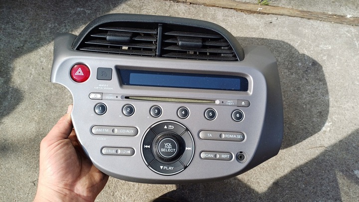 фото №1, Honda jazz iii 08-15 радіо cd 39101-tf0-g216