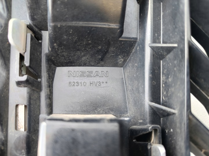 фото №13, Nissan qashqai ii j11 рестайлінг 17- решітка решітка радіатора бампера передньої 62310hv3