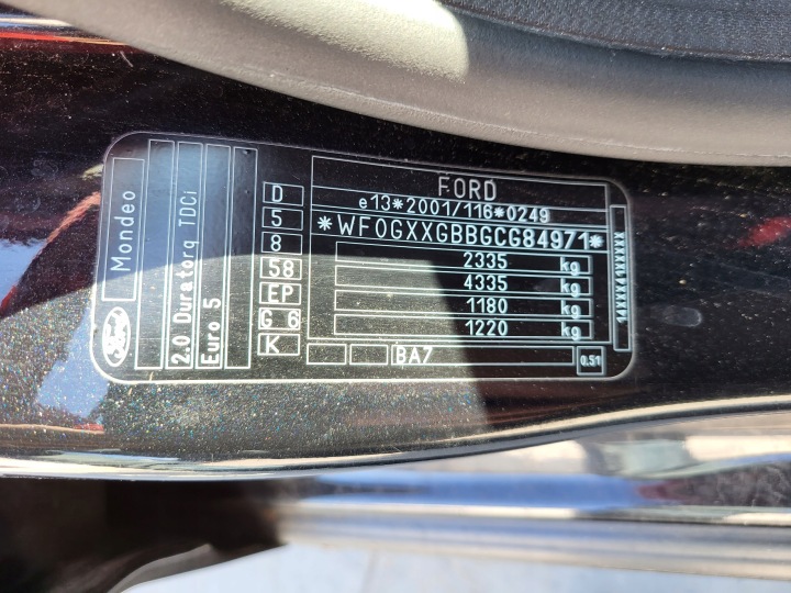 фото №7, Ford mondeo mk4 s-max рестайлинг 12r 2.0 tdci двигатель 163