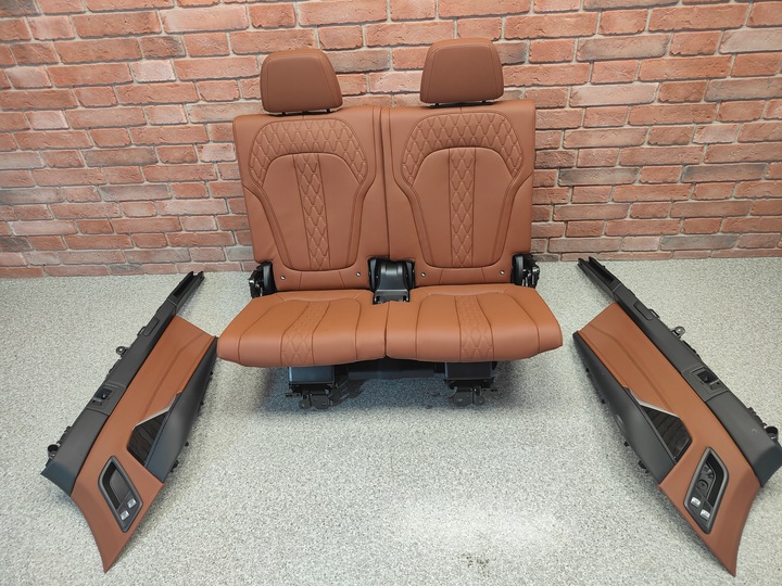 фото №15, Bmw x7 g07 lci оббивка сидіння комфорту вентильовані 3 ряд 7 os. tartufo