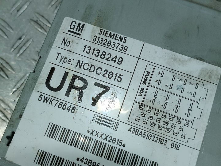фото №8, Радіо cd opel vectra c 13138249