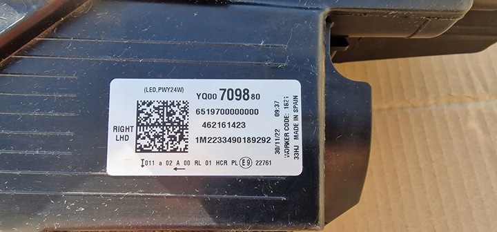 фото №6, Opel crossland x лампа правая полный led рестайлинг