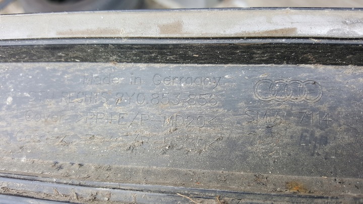 фото №11, Планка порогова права audi a3 8y0853856 демонтаж