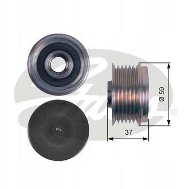 фото №2, Сцепление генератора gates oap7133