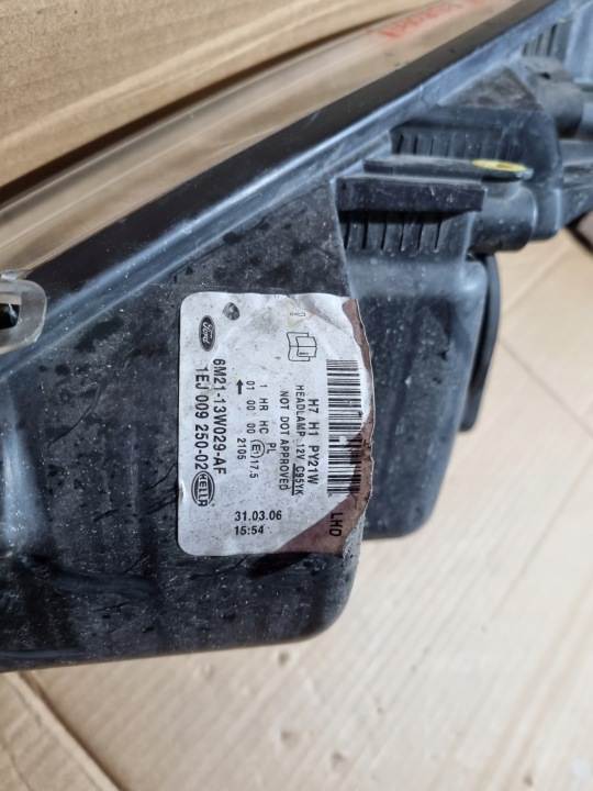 фото №15, Ford s-max mk1 фара передняя правая европа дорестайлинг европа