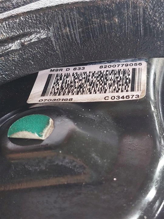 фото №10, Двигатель стойка nissan qashqai i 2.0 dci 150km m9rd833 07-