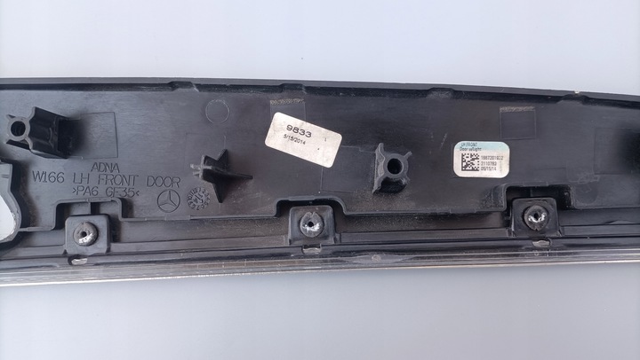 фото №8, Mercedes ml w166 планка dekor панель двері кнопки 1667201922 k66/063mj оригінальний номер